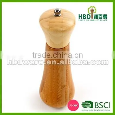 Hot new products for 2016 Rubber Wood Rock Salt Mill And Pepper Grinder For Cooking Tools,Rock salt mill wholesale