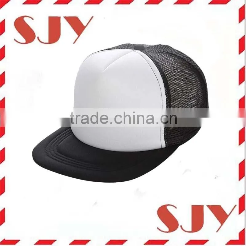 2016 Casual Unisex Plain Flat Brim Mesh Baseball Cap