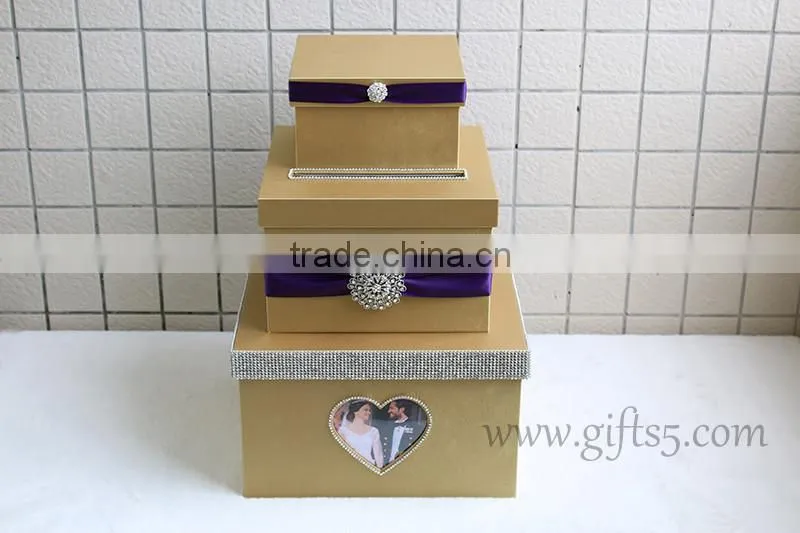 Excellent gold wedding keepsake box large wedding card boxes wedding card post box