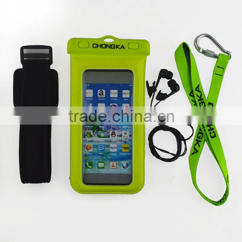 Underwater Waterproof Mobile Phone Bag Case with Bike Strap Mount