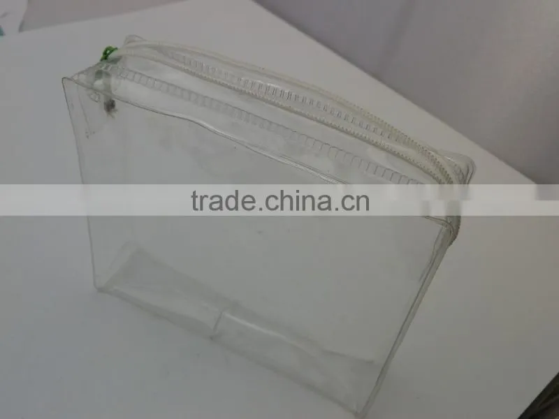 Transparent clear PVC Pen Bag with printing