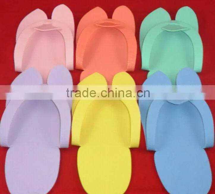 Colorful fancy EVA pedicure slipper foam slipper