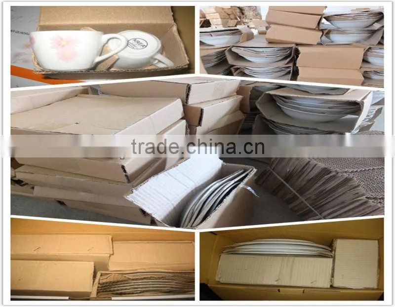 20/30pcs golden line dinner sets ceramic tableware