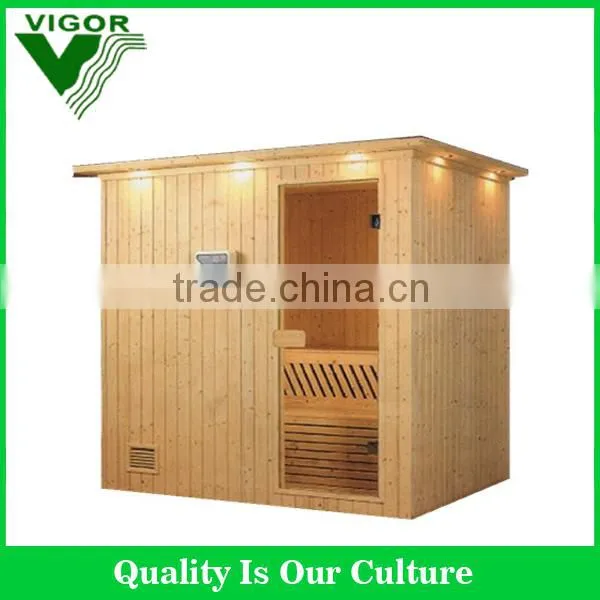 2015 Vigor hot sell sauna room,home steam sauna room,mini sauna room