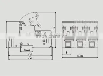 Liushi Origin RT18-125 4P Inline Fuse Base