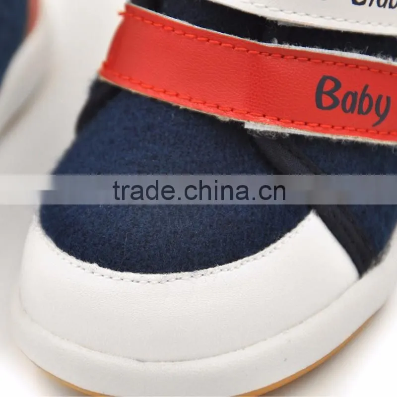 2016 XIAOLIUBAO Organic Cotton Fabric Funny Baby Winter Shoes