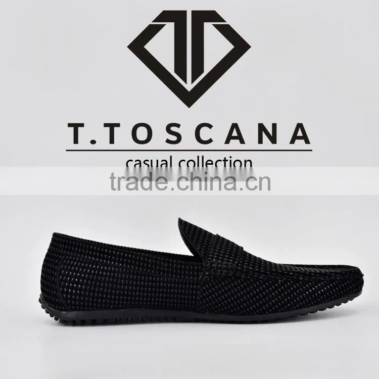 2016 Fancy sharp black cool boy new model men casual shoes