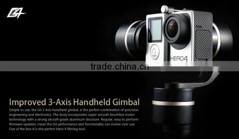 Feiyu G4 3-Axis brushless handheld steadycam camera gimbal stabilizer for Go pro3 4