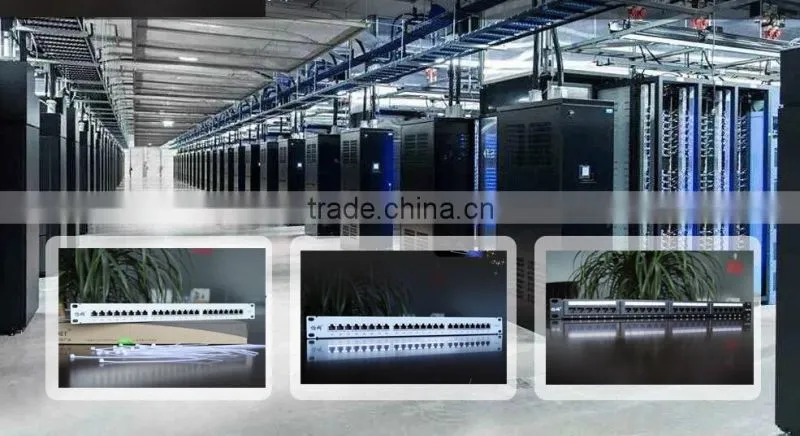 Premium FTP Cat5e 24-Port patch panel for network