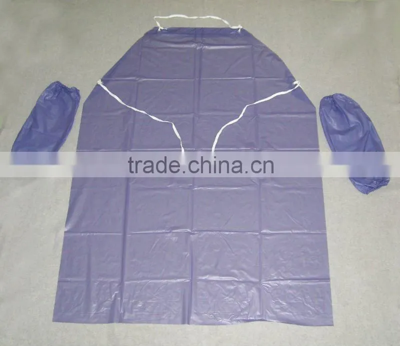 pvc apron and sleeve cover