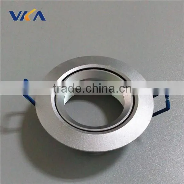 Spraying white finish 8w Gu10 ceiling spotlight fitting with gu10 lamp base