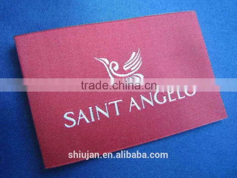 cheap woven neck label/garment label/clothing label