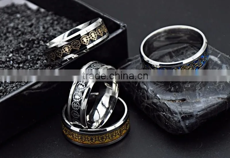Classic Mens Wedding Band Never Fade Polished Stainless Steel Silver Rings Jewelry