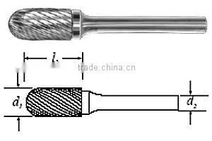 China supplier dental tungsten carbide burs ss white