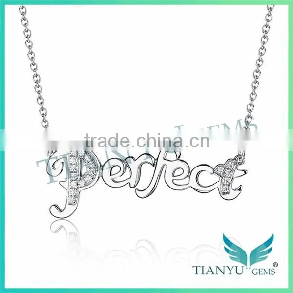 New Style Fashion 925 Sterling Sliver Pendants Charms Moissanite Pendants Necklace
