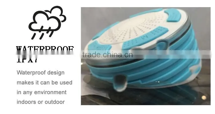 My speaker F013 black/blue color IPX7 waterproof shower 5W speaker with super bass sound