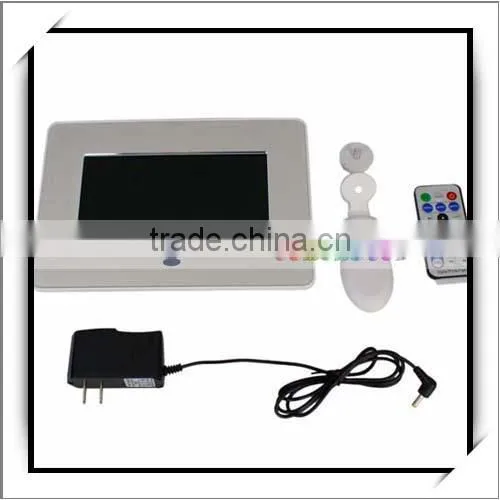 New Product Brush 7 Inch Wide Screen Digital Photo Frame