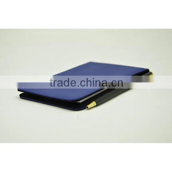 Hot Sales promotional pocket notepad with pen