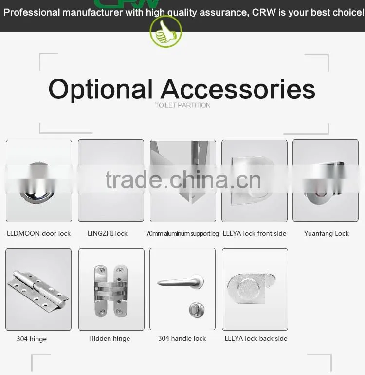 High Pressure Laminate Panel partition wall panel toilet partition