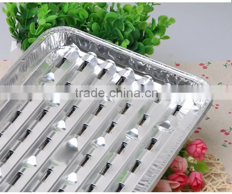 2016 New Style aluminum foil barbecue grill pan/ BBQ grill pan
