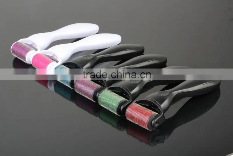 New 1080 Titanium Micro Needle Skin Roller Acne Scars Stretch Mark Derma Wrinkle