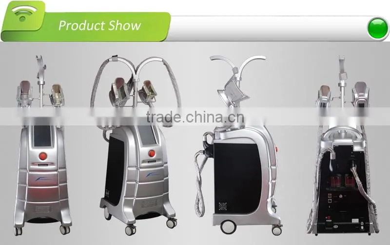 fat freeze belt,4 handles for different body parts,automatic fault detection,emergency stop&heart rate tester