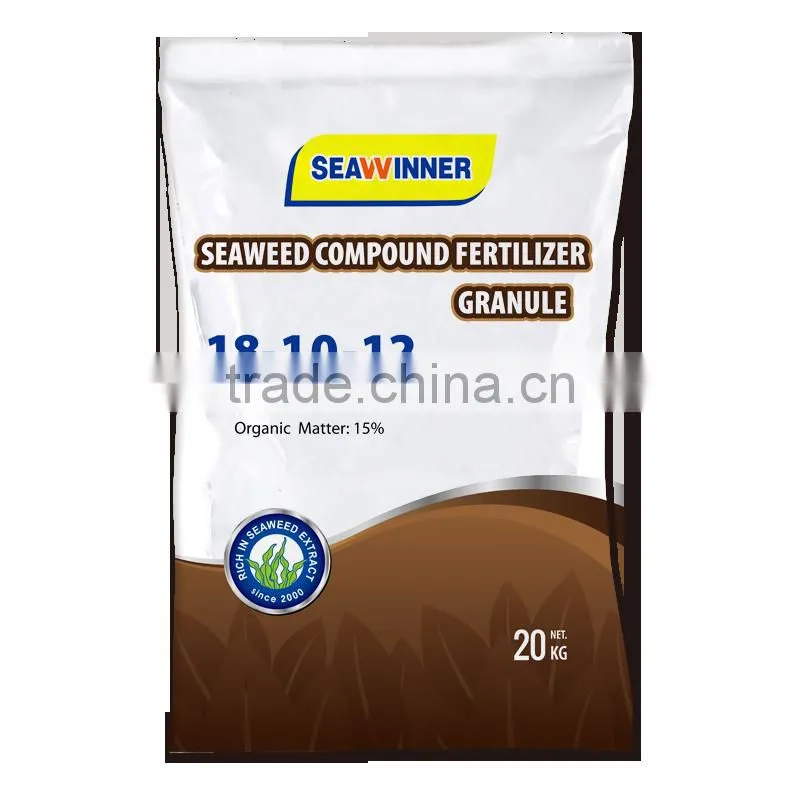 Seaweed Compound NPK Fertilizer Granule Organic Fertilizers Bio Fertilizers Granules