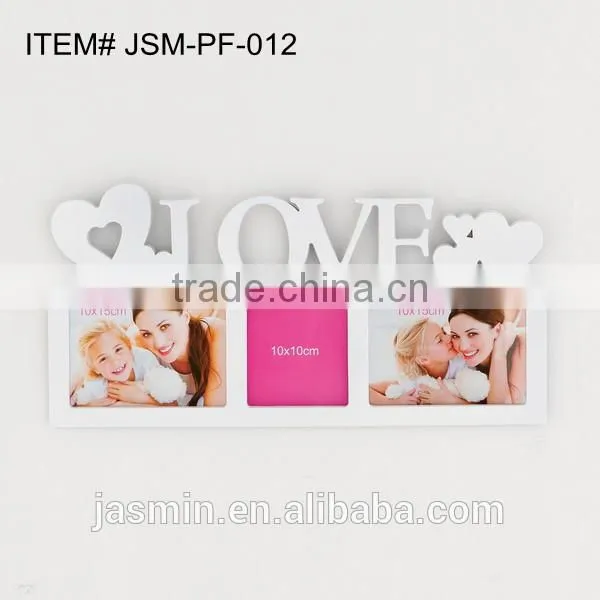 FRIENDS with 3 photos plastic photo frame