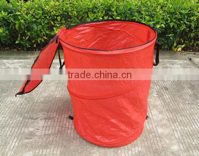 PP/PE jute oxford pop-up tool bag garden storage bag with handles easily carried manufacturer
