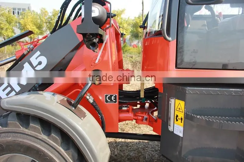 Qingdao Everun Front End Loader Er15 with Rops&Fops Cabin