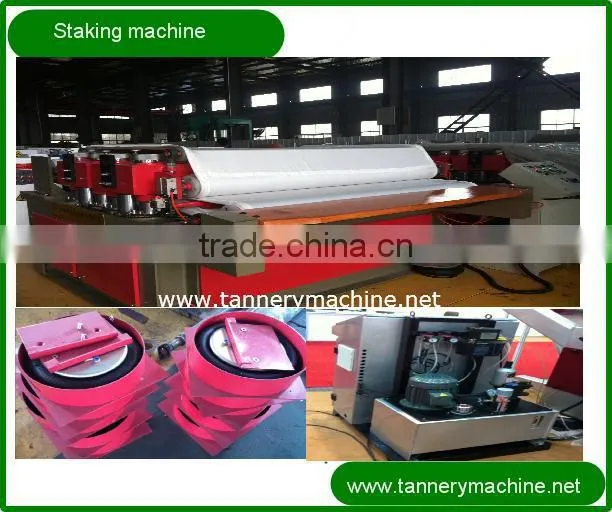 leather vibration staking machine for cow with super fine quality