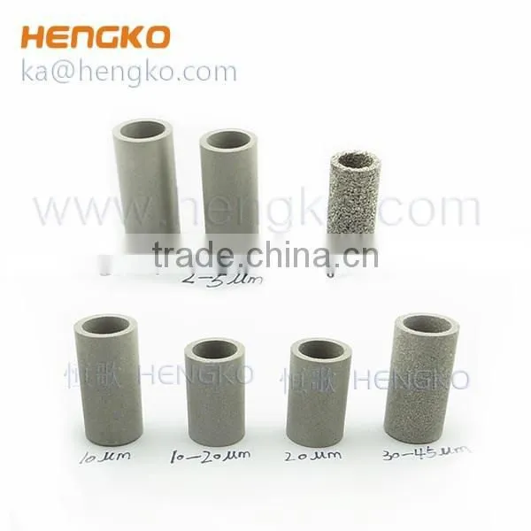 0.5~90 micron sintered stainless steel filter housing