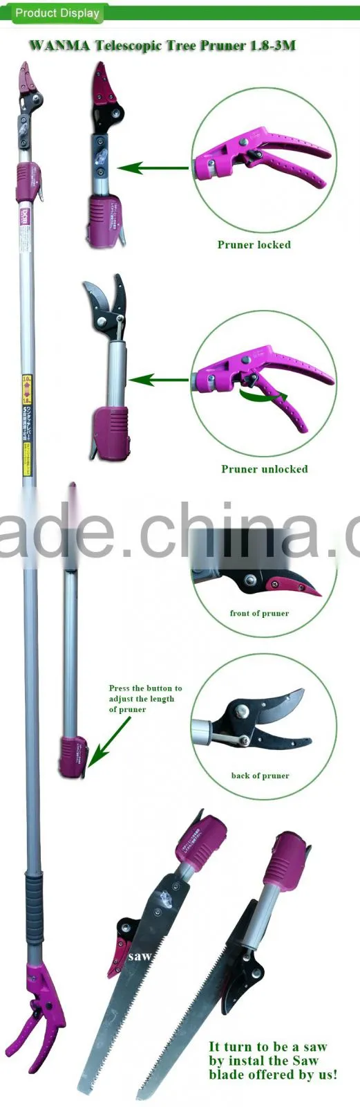 WANMA1814 Hot! fruit picking tools