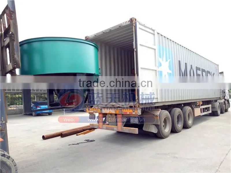 High efficient suitable for coal/charcoal/mineral powder wheel roller mixer