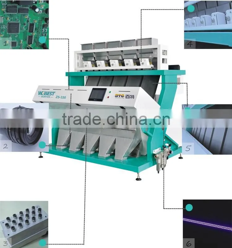 dehydrated vegetables color sorting machine with high accuracy/Fruit Sorting Machine From Hefei