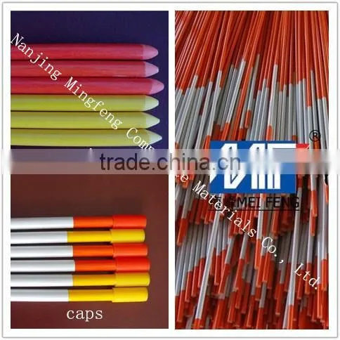 FRP driveway markers solid reflector FRP rods