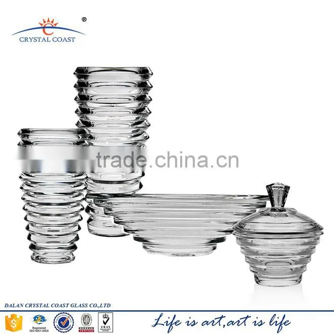Factory Price clear glass Czech Republic Bohemia Crystal Vase