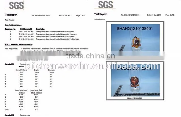 130ml high clear small drinking glass