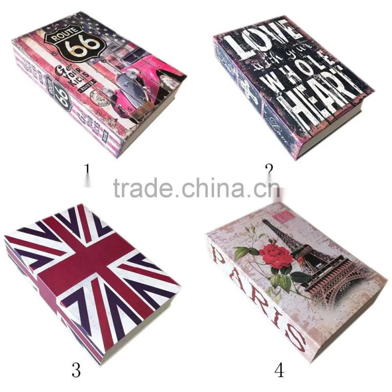 Factory Wholesale Dictionary Metal Secrect Book Hidden Money Safe Box