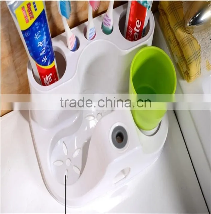 N167 automatic toothpaste dispenser & toothbrush holder