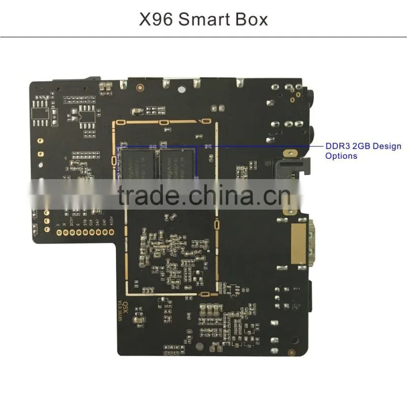 Top Selling X96 Amlogic S905 Android 6.0 2GB+16GB TV Box Kodi Full Pre-Loaded For Wholesale