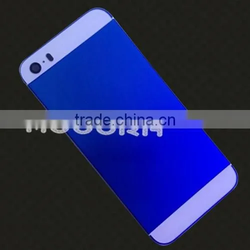For iphone 5 colored housing, luxury case cover replacement,replacement housing