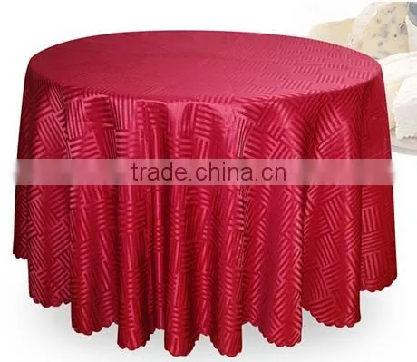 hotsale mahogany jacquard table cloth for hotel restaurant weddings