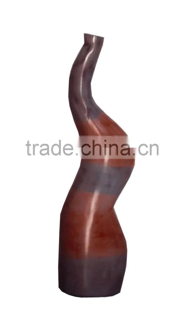 Decorative Polished Almunium Metal Vases
