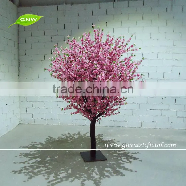 GNW BLS1503 9 6ft Pink Peach Blossom Decorative Artificial Wooden Tree for Wedding and Party Landscaping