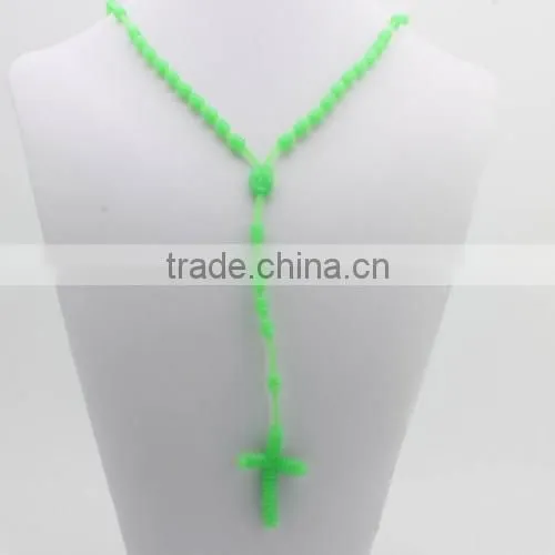 silicone necklace silicone cross necklace