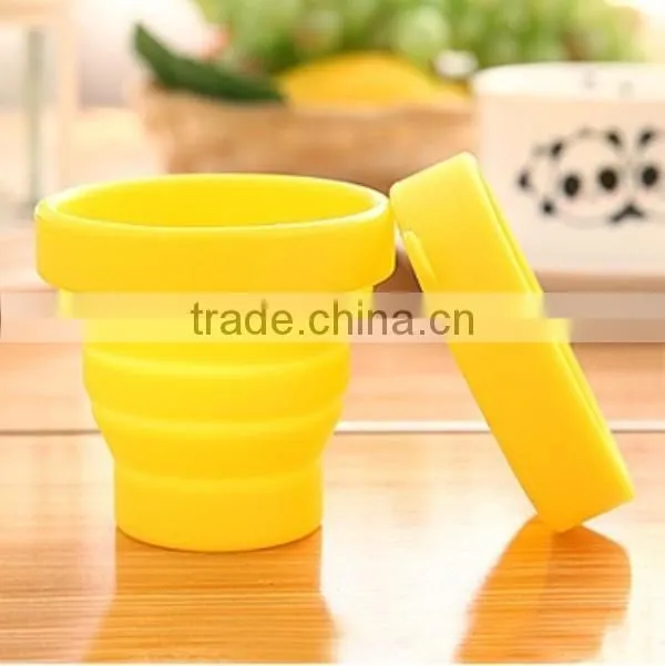 2016 silicone cup FDA silicon collapsible silicone cup