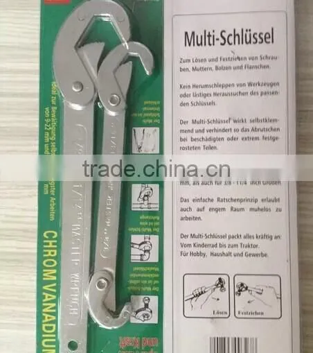 As seen on TV 2 pcs universal wrenches set 9-32mm