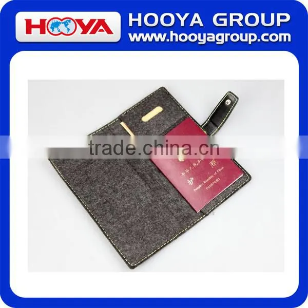 12*8cm Felt Passport Holder/Travel Passport Bag