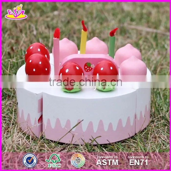 2017 New products children pretend play miniature wooden toaster toy W10D154